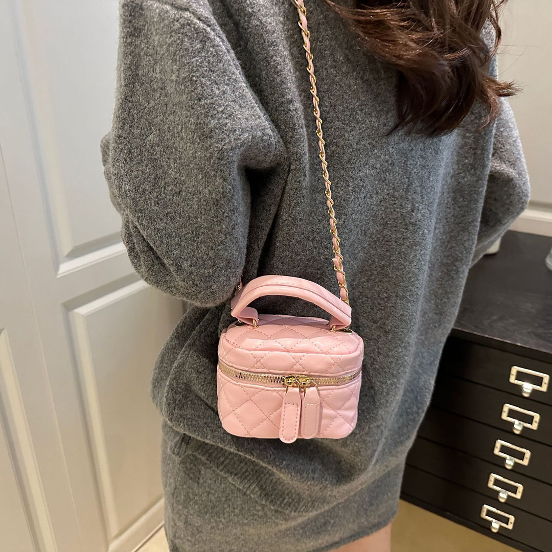 Quilted Mini Crossbody Bag Bowlift
