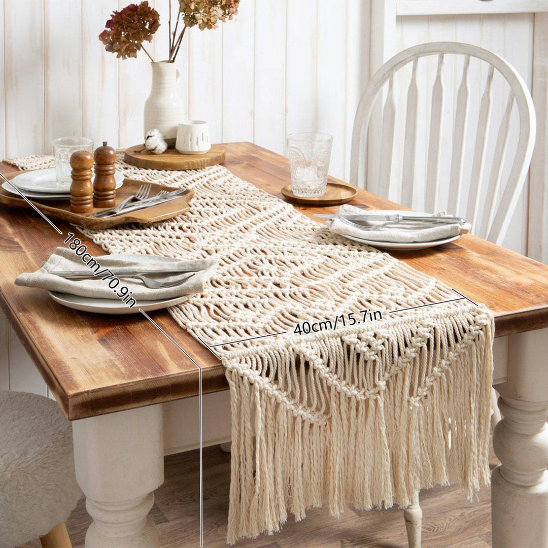 Macrame Table Runner Bowlift 1789210792