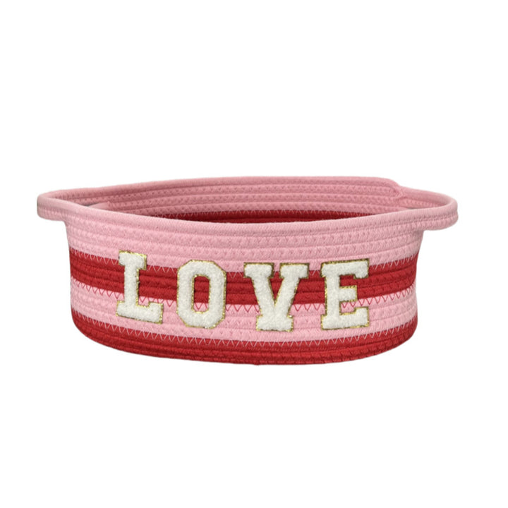 Women Decorative Storage Basket with Loving Inscription Bowlift