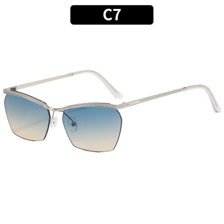 Women's Fashion Sunglasses with Delicate Frame and Gentle Gradient Bowlift