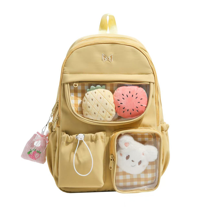Clear Front Pocket Backpack Bowlift