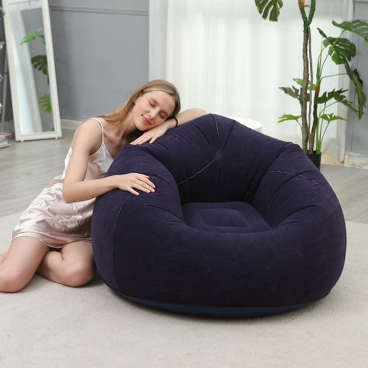 Women Inflatable Comfort Sofa with Ergonomic Backrest Bowlift