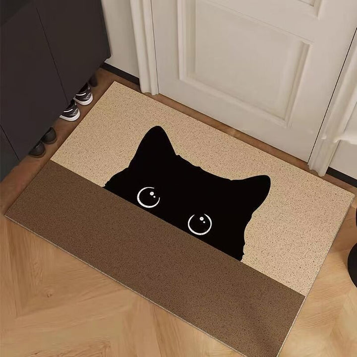 Cartoon Cat-Themed Entrance Mat Bowlift