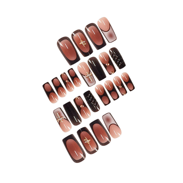 Stylish Decorative Press-On Nail Art Bowlift