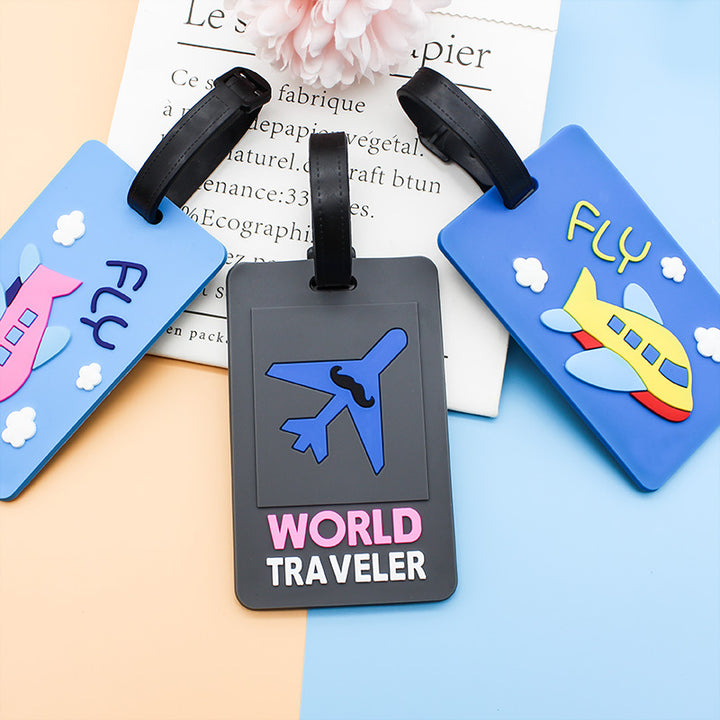 Unisex Luggage Tag in Creative Airplane Design Bowlift