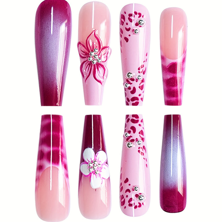 Premium Floral Nail Art Set Bowlift