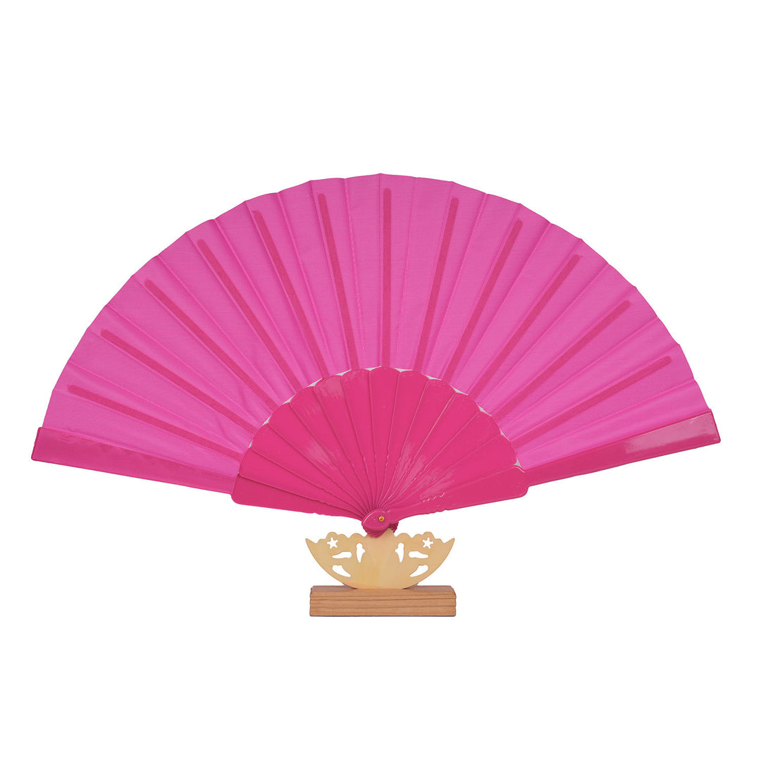 Women's artistic hand fan with filigree wooden handle Bowlift