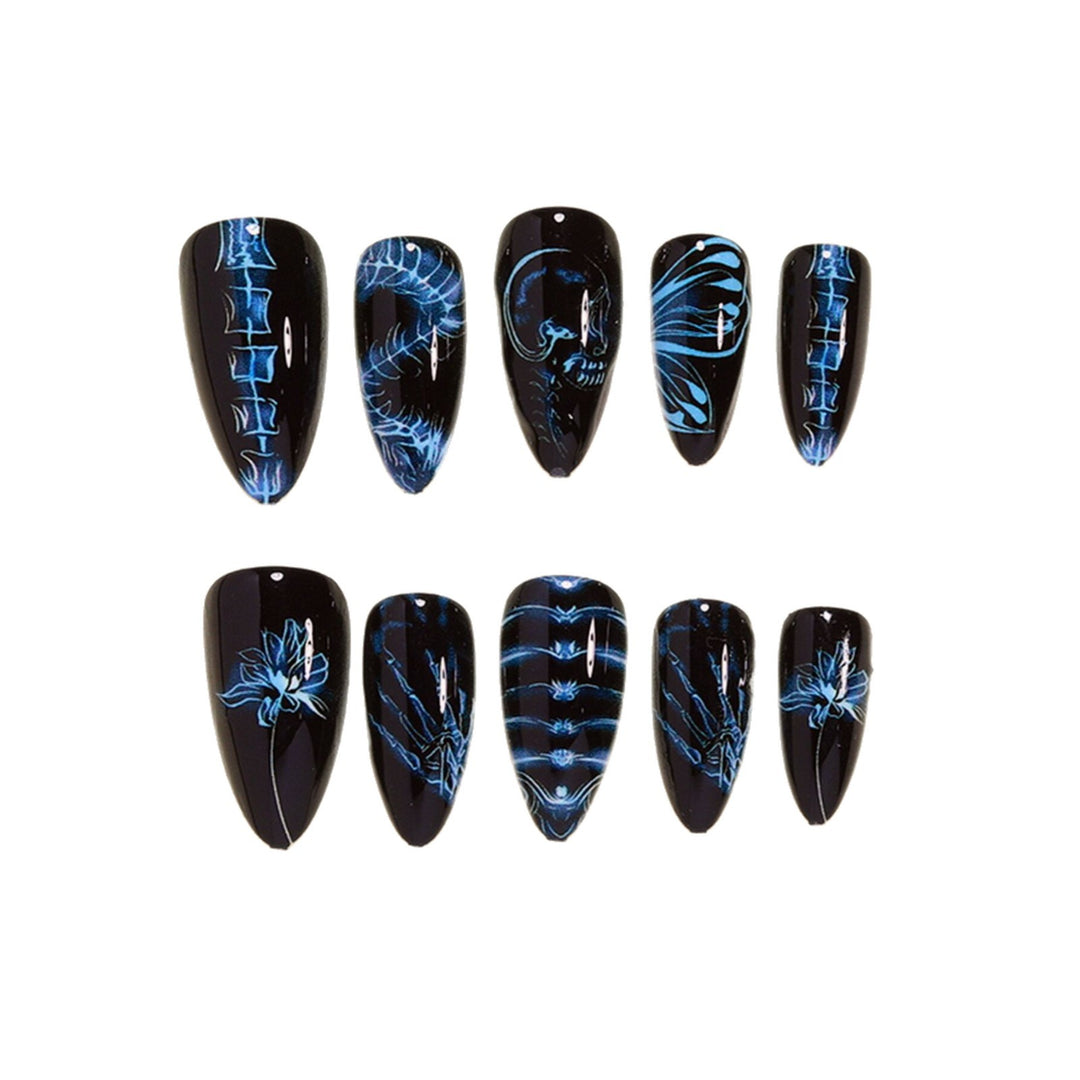 Artistic Stiletto Press-On Nail Art Set Bowlift