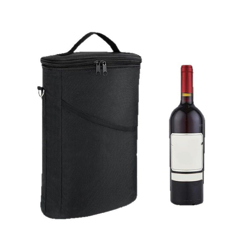 Stylish wine bag with insulated interior Bowlift