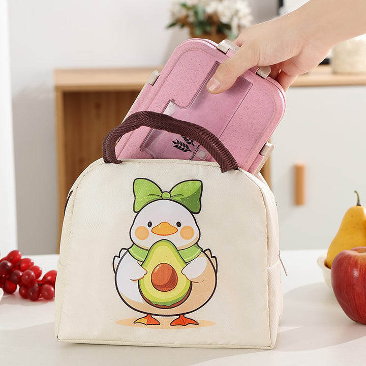Cartoon-Themed Insulated Lunch Bag Bowlift