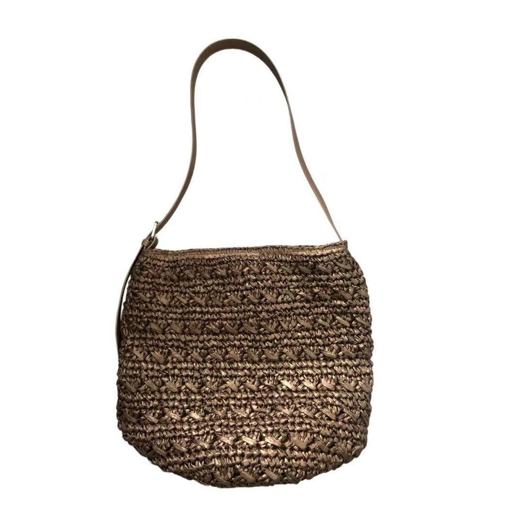 Handbag with a Modern Woven Design Bowlift