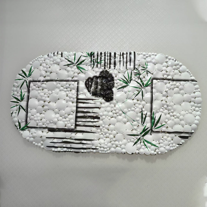 Coastal-Themed Memory Foam Bath Mat Bowlift