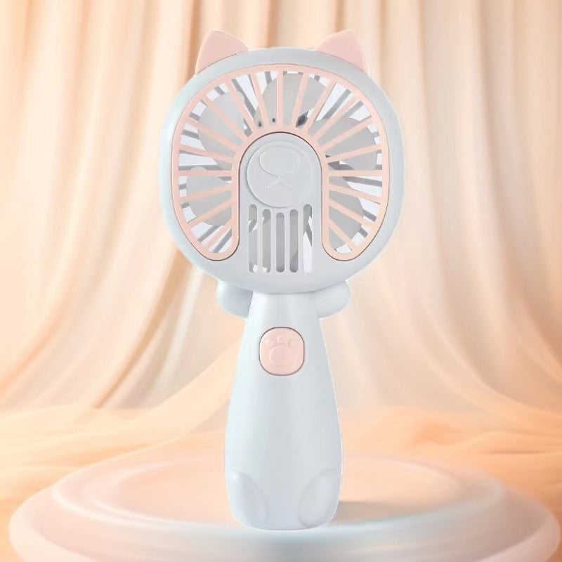 Ladies Portable Cat Fan Bowlift