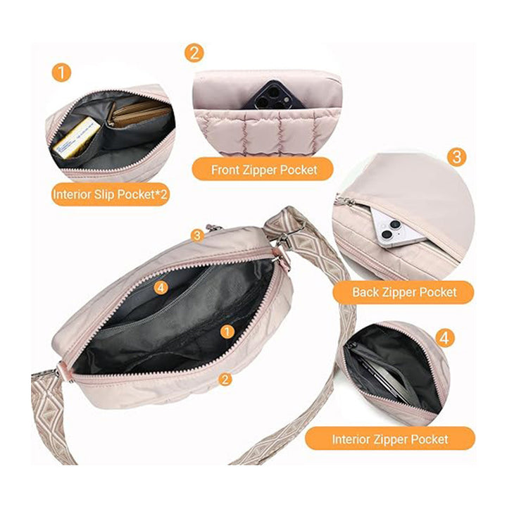 Fashionable and Versatile Shoulder Bag with Padded Design Bowlift