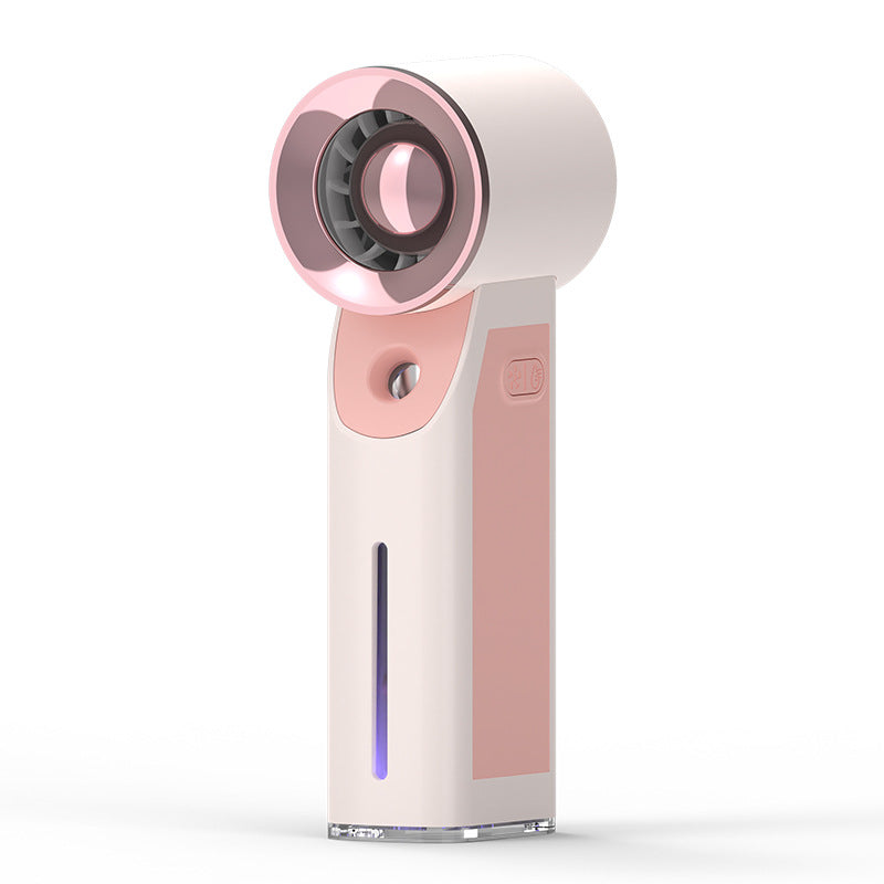 Cooling Portable Facial Mister and Bladeless Cooling Fan USB Rechargeable Hydration Spray Bowlift
