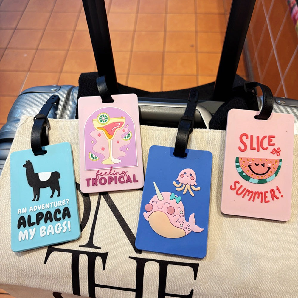 Adventure-Themed Luggage Identifier Bowlift