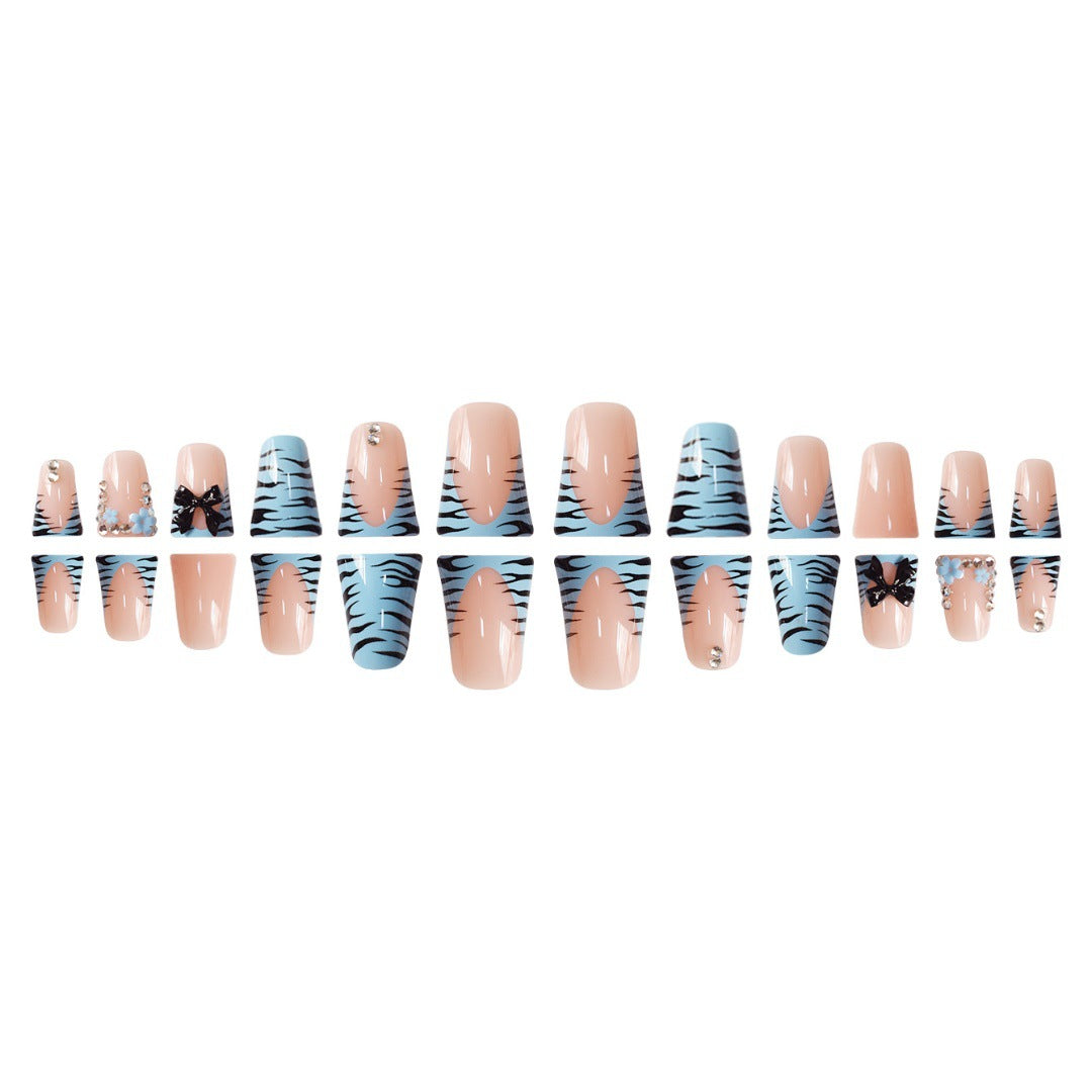 Floral Accent Nail Art Extensions Bowlift