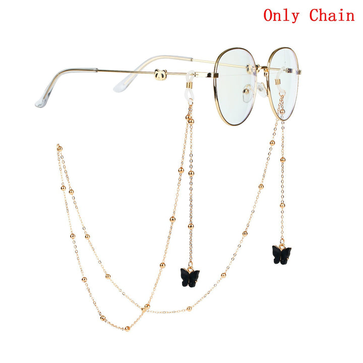 Decorative Butterfly Eyewear Chain Bowlift