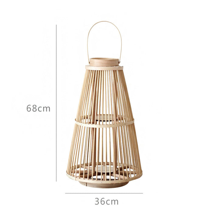 Stylish Rattan Lantern Bowlift