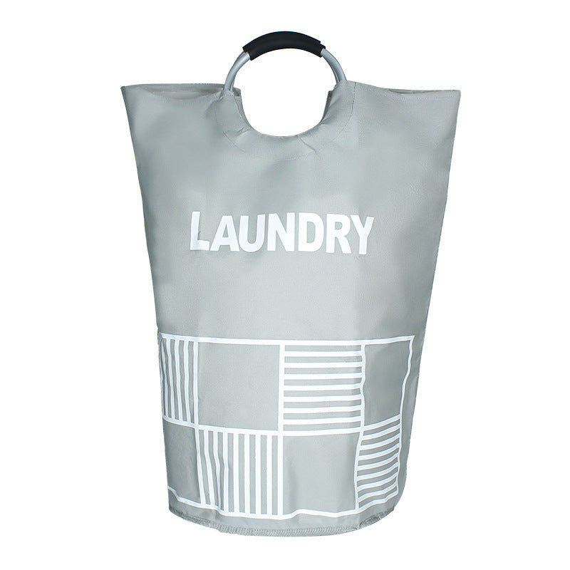 Laundry basket with ergonomic carrying handle Bowlift