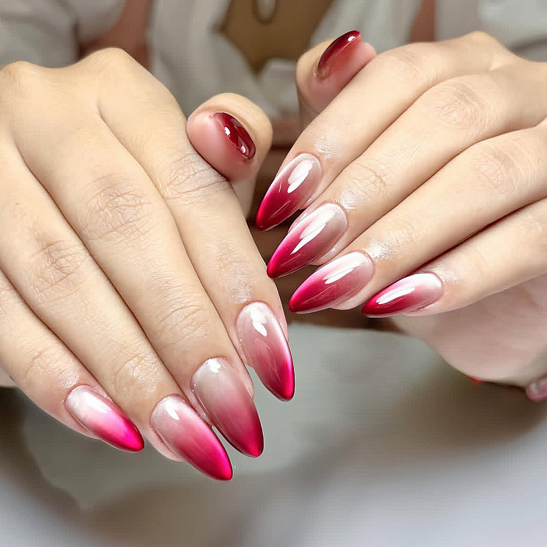 Ombre Stiletto Nail Art Extensions Bowlift