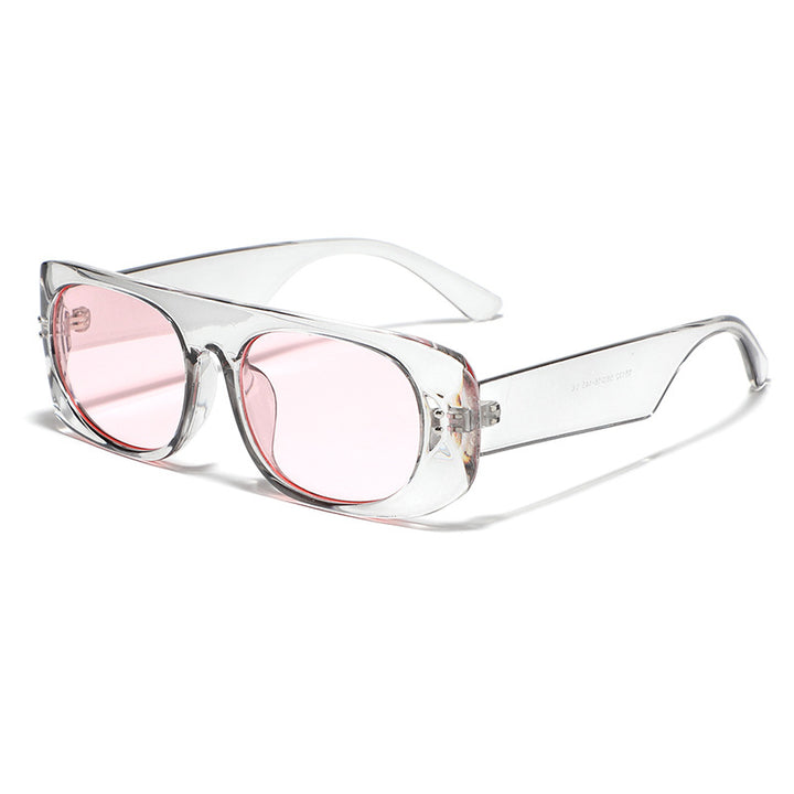 Women’s fashion sunglasses with transparent and geometric frame Bowlift