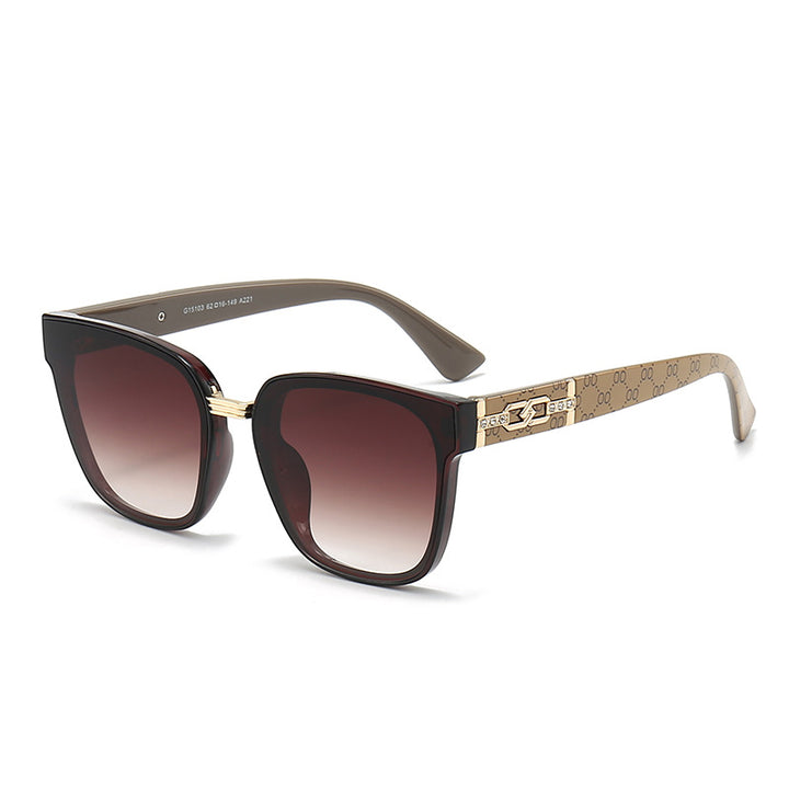 Women's Designer Sunglasses with Luxurious Frame and Trendy Jewelry Detail Bowlift