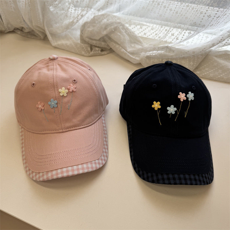 Women's Embroidered Floral Baseball Cap Bowlift 1783922357