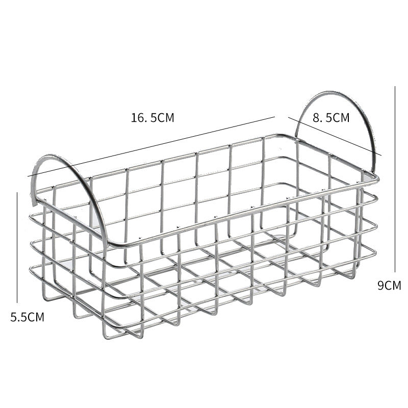 Unisex Wire Storage Basket with Ergonomic Handles Bowlift