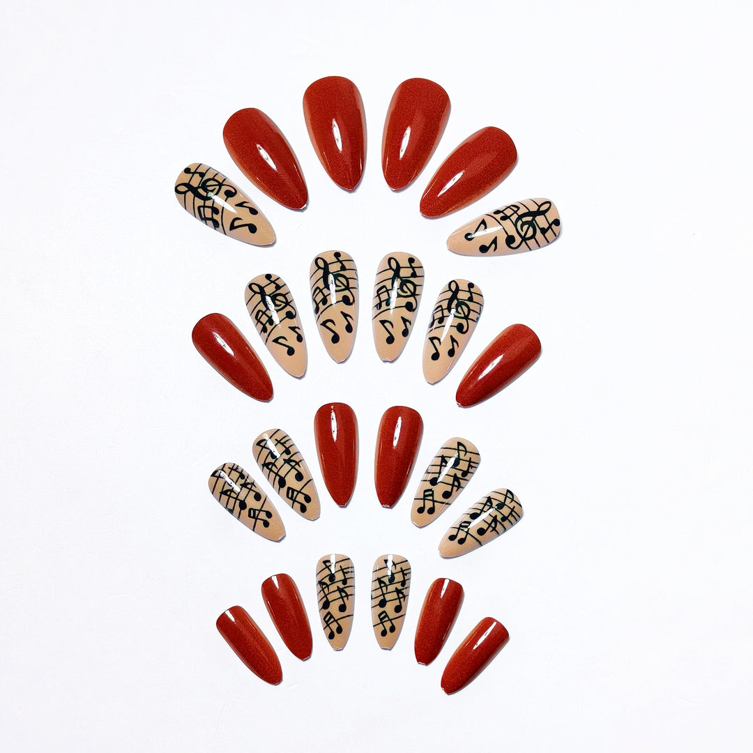 Musical Note Long-Lasting Nail Art Bowlift