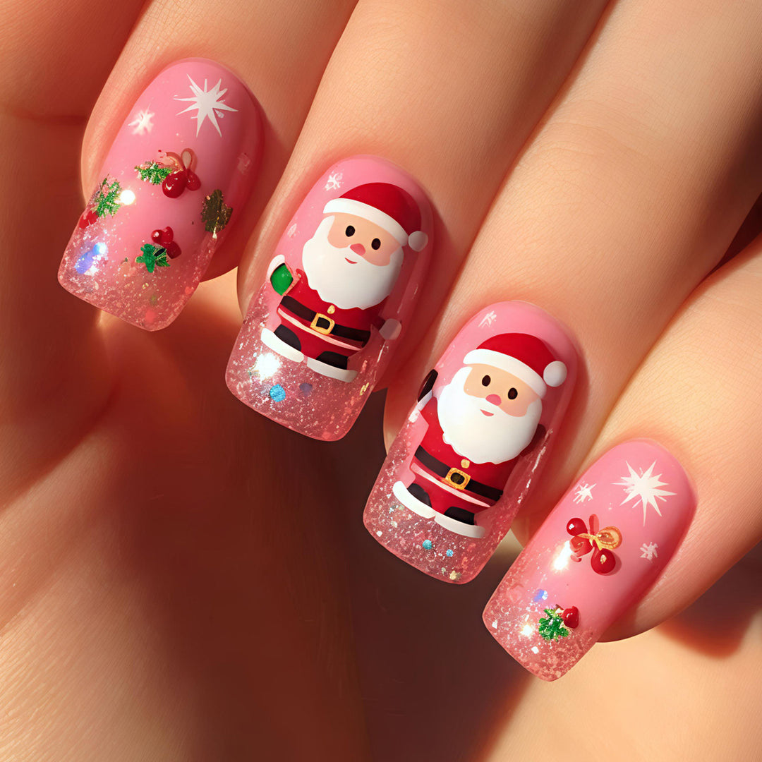 Festive Artificial Nails Bowlift