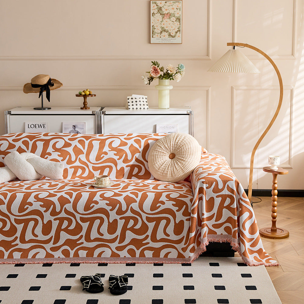 Artistic Woven Sofa Throw Blanket