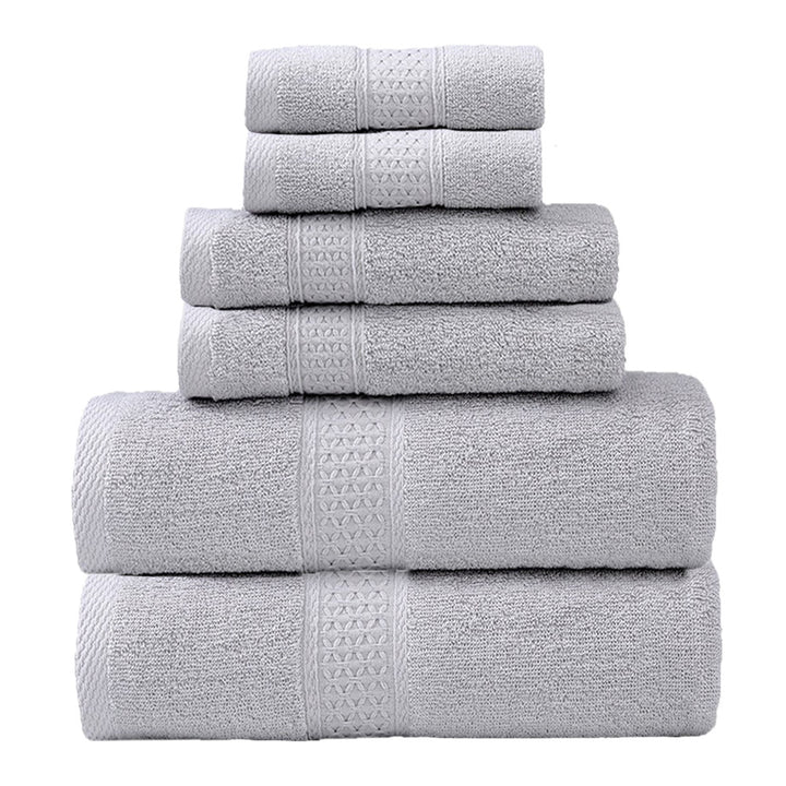 Terry Towel Set with Elegant Border Bowlift