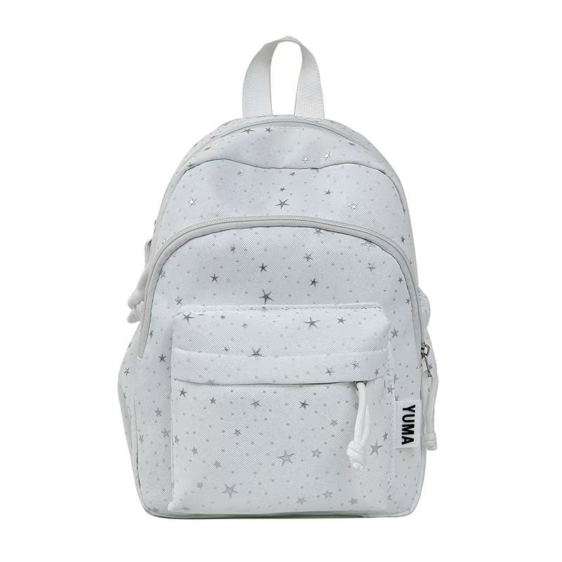 Star-Embellished Multifunctional Backpack Bowlift