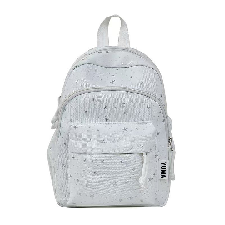 Star-Embellished Multifunctional Backpack Bowlift