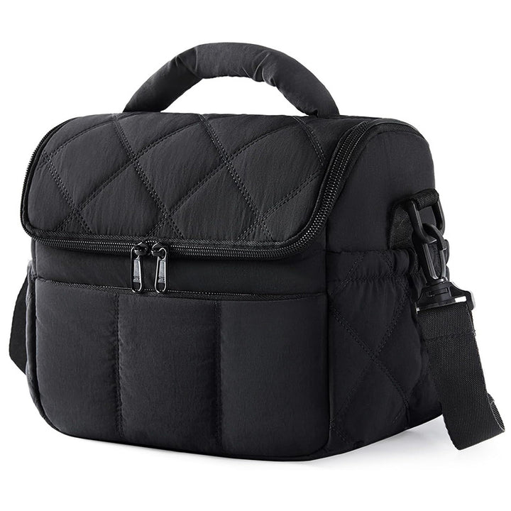 Elegant cosmetic bag with practical carrying handle Bowlift