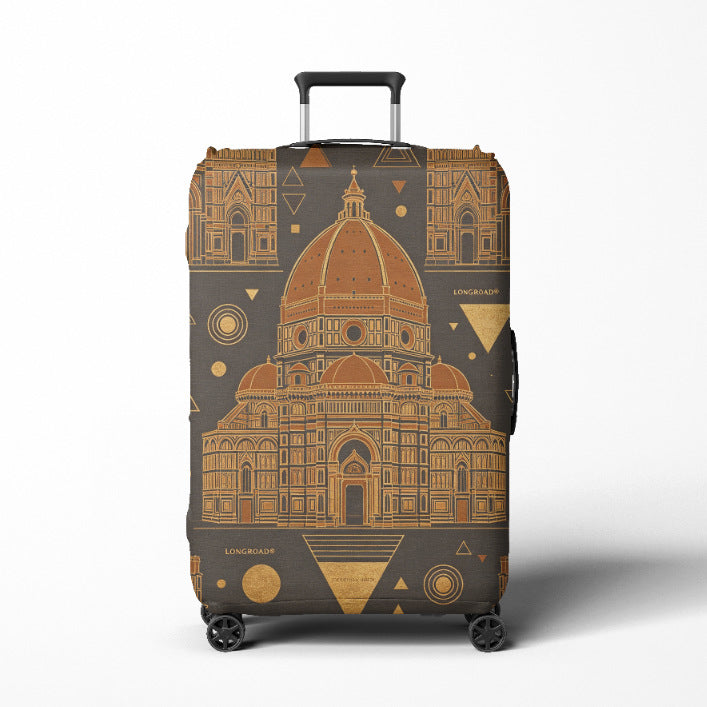 Women's Travel Trolley Bowlift with elegant baroque pattern