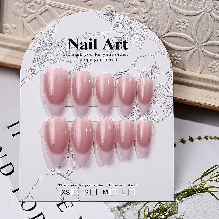 Elegant French Tip Press-On Nail Tips Bowlift