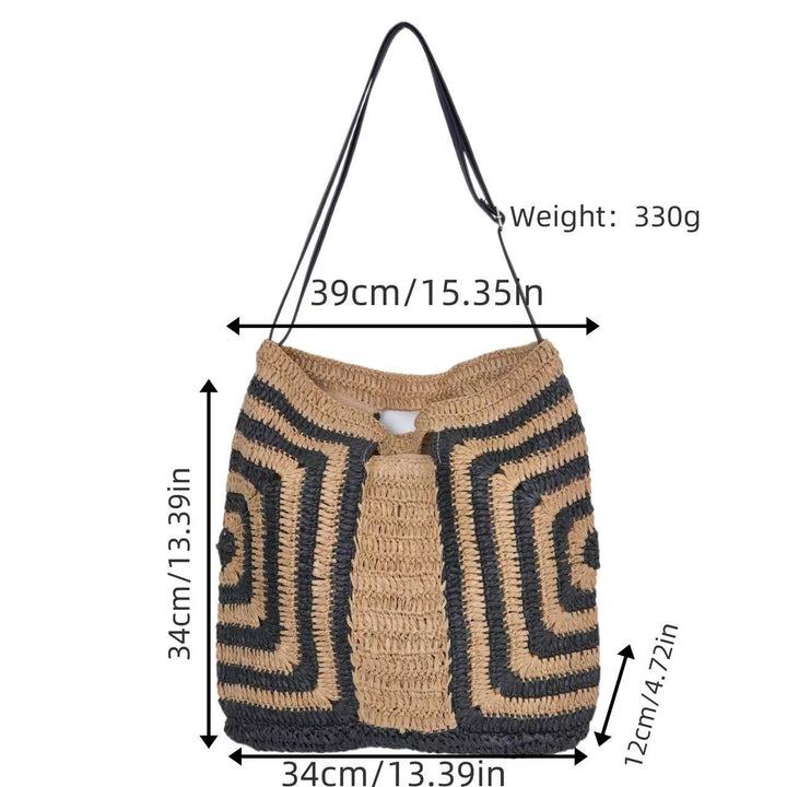 Practical Shopper Bag Made of Natural Material with Graphic Design Bowlift