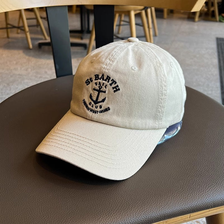 Unisex Nautical-Themed Adjustable Cap Bowlift