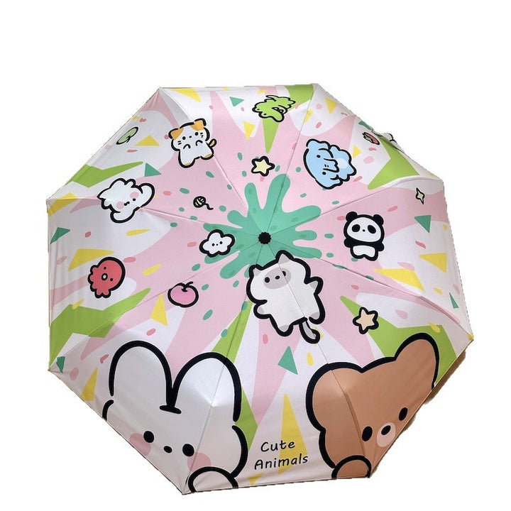 Women Foldable Cosmetic Bag with Colorful Design Bowlift
