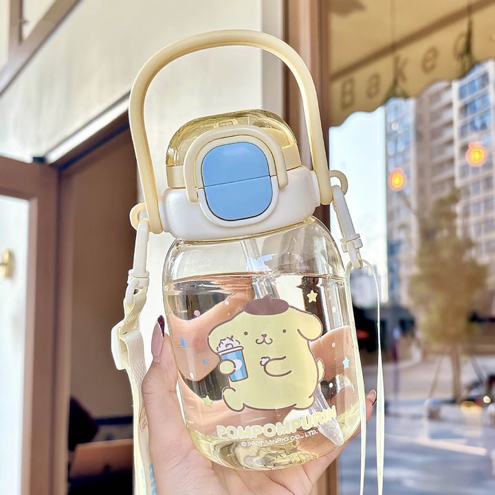Women's practical drinking bottle with ergonomic grip Bowlift