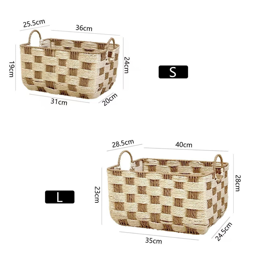 Natural Fiber Storage Basket Bowlift