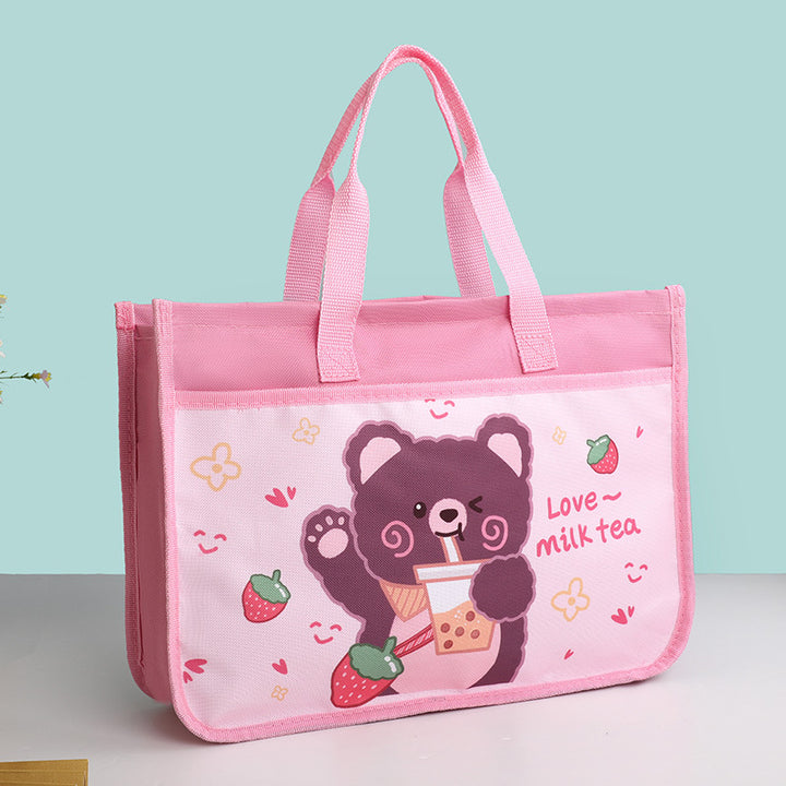 Kids Cute Bunny Print Lunch Bag Bowlift