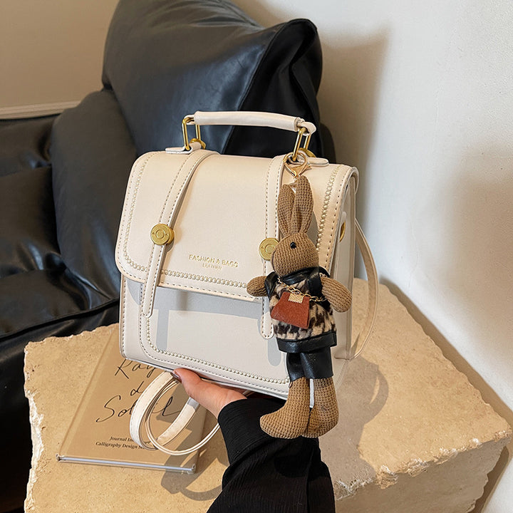 Vintage-Inspired Structured Crossbody Bag Bowlift