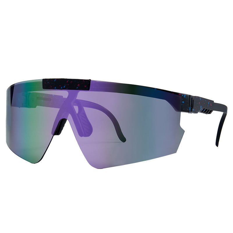 Unisex Futuristic Oversized Shield Sunglasses Bowlift