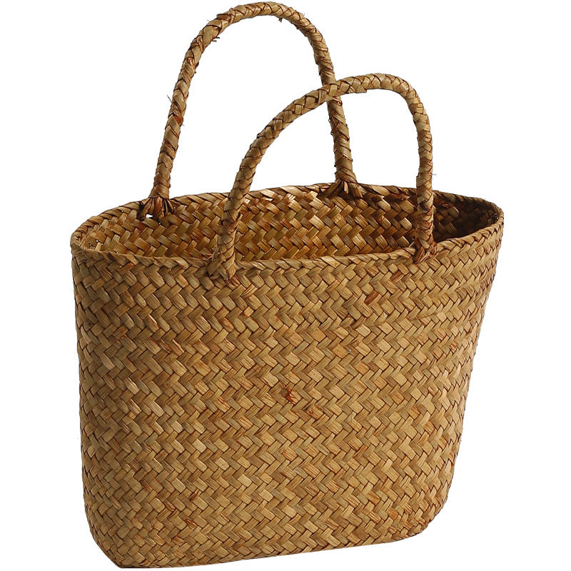 Unisex Handwoven Shopping Basket Bowlift