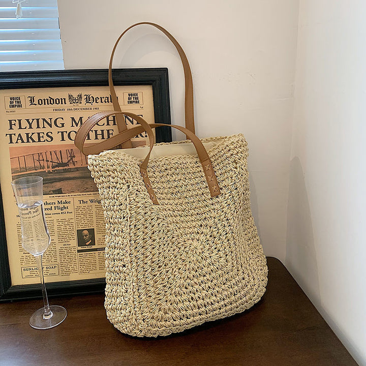 Handmade wicker tote bag Bowlift
