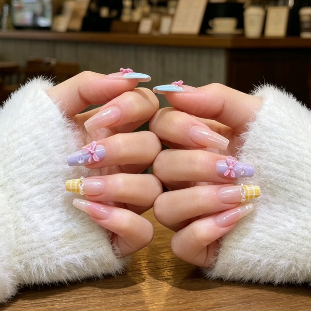 Creative Themed Press-On Nail Art Bowlift 1787394901