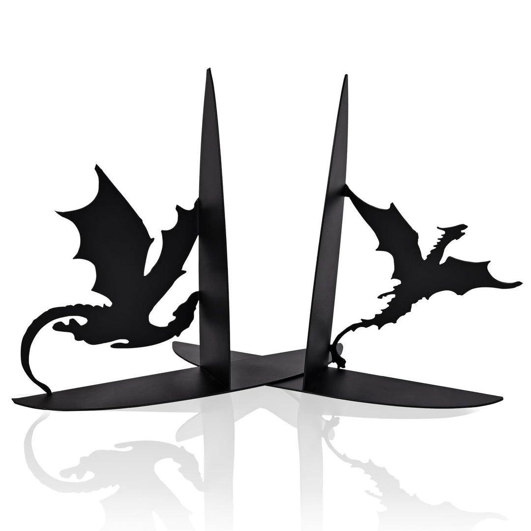Dragon-Themed Decorative Bookends